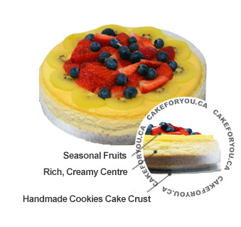 Mixed Fruit Cheesecake
