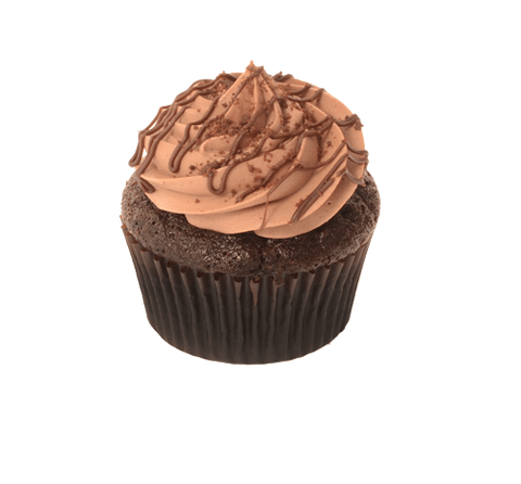 Triple Chocolate Fudge Party Cupcake - Cakeforyou
