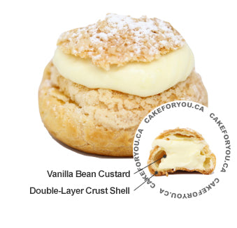 Vanilla Bean Cream Puff