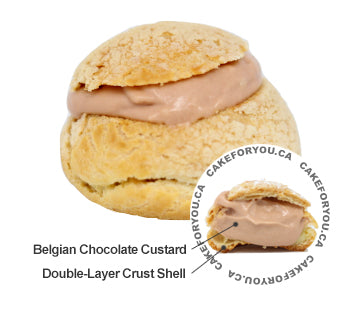 Belgian Chocolate Cream Puff